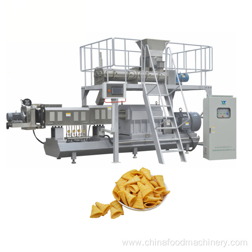 Automatic Extruded Crispy Fried Flour Bugles Snacks Machine